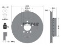 Brake disc TEXTAR 92265825 Number of discs offered 1