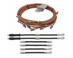 OPEL ASTRA G Brake hoses rigid copper Flexible rubber