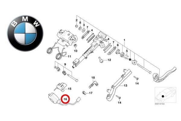 BMW OE 32306793632 steering angle sensor Quality of parts according to GVO O original with manufacturer s logo OE
