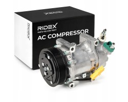 Air conditioning compressor RIDEX 447K0105 SD6V12 for RENAULT Clio IV Hatchback