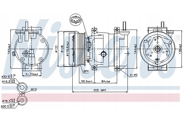 AIR CONDITIONING COMPRESSOR for CHEVROLET LACETTI 1 8 Catalog number of substitutes ACAUTO AC 01DL005 ACAUTO AC 02DL02 G ACAUTO 