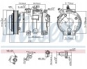 COMPRESSOR AIR CONDITIONING COMPRESSOR 890882 NISSENS Product weight with unit packaging 11 kg
