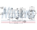 Compressor air conditioning NISSENS 89108 Part manufacturer Nissens