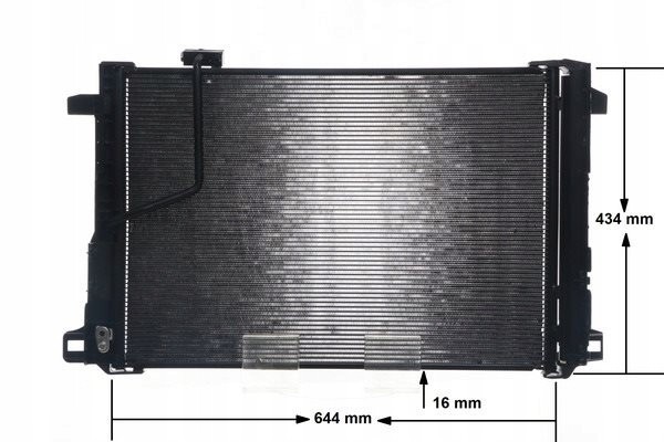 CONDENSER MAHLE AC 786 000S Catalog number of the part AC 786 000S