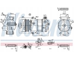 AIR CONDITIONING COMPRESSOR FORD ECOSPORT 12 FORD FIESTA 17 FORD FIESTA VAN