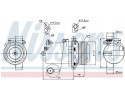 COMPRESSOR AIR CONDITIONING COMPRESSOR 89133 NISSENS Car type passenger cars