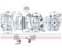 COMPRESSOR AIR CONDITIONING COMPRESSOR 890230 NISSENS Product weight with unit packaging 11 kg