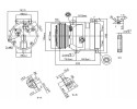 Nissens 89587 Compressor air conditioning Compressor ID V5
