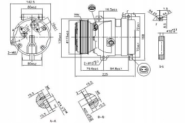 Nissens 89587 Compressor air conditioning Compressor ID V5