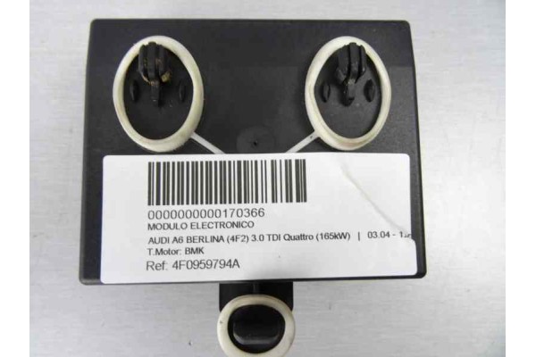 4F0959794A  MODULO ELECTRONICO AUDI A6 BERLINA (4F2) 3.0 TDI Quattro (165kW) 2004 4F0959794A 170366 AUDI - 1