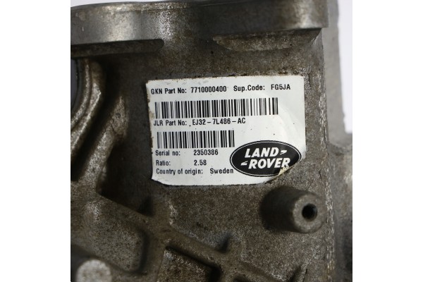 Reductor Diferencial Delantero 2.58 Land Rover Evoque L538 EJ32-7L486-