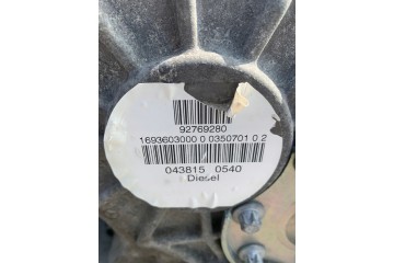 GEARBOX MERCEDES A CLASS W169 2 0 CDI A1692610020 Car type cargo vans passenger cars