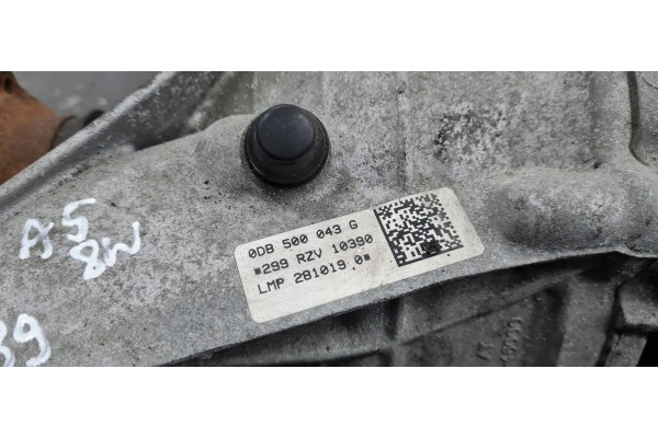A5 8W BRIDGE DIFFERENTIAL REAR 2 0 TFSI 252KM LMP 0DB500043G A4 B9 8W Car type passenger cars