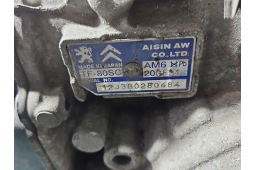 GEARBOX AUTOMATIC 20GF24 CITROEN C5 III X7 2 0 HDI 163KM Engine type diesel