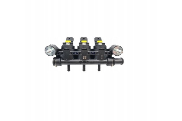 Injection rail LR GIRS 12 3 cylinders XS YELLOW