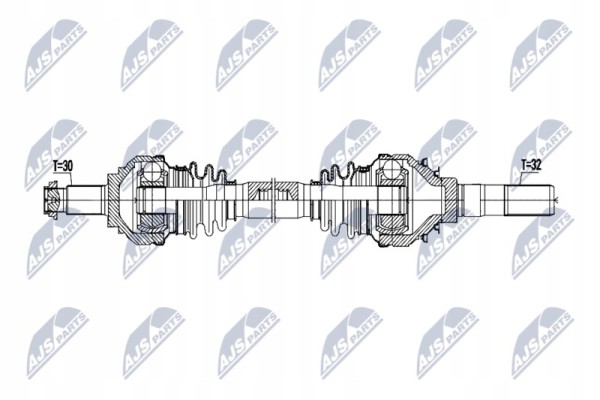 NTY DRIVE AXLE BMW M3 F30 F80 14 M4 F32 F33 F34 F82 14 M2 F22 F87 1 Version European