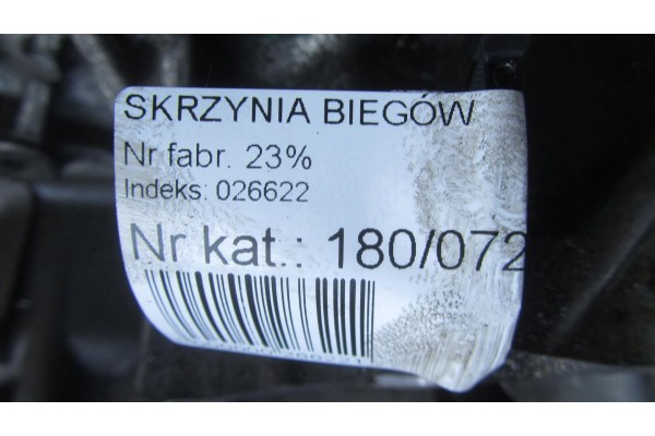VOLVO V40 II 2 0 GEARBOX 1285187 12 17 72 Car type passenger cars