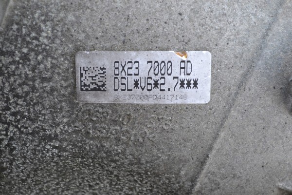 JAGUAR XF 2 7 D GEARBOX AUTOMATIC 8X23 7000 AD Catalog number of the part JAGUAR XF 09r 2 7 D SKRZYNIA BIEGOW AUTOMAT 8X23 7000 