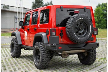 JEEP WRANGLER JK 2007 2018 REAR BUMPER CALIFORNIA OEM Installation side rear