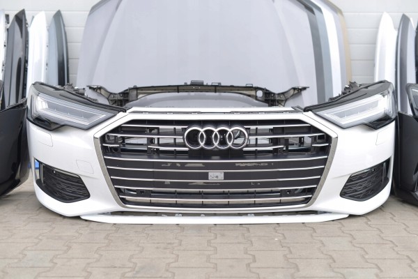 AUDI A6 C8 4K 18 BUMPER FRONT GRILL LAMP LED BELT FENDER MASK Catalog number of the part 4K0807437 4K0807437A 4K0807437C 0dCC3q1