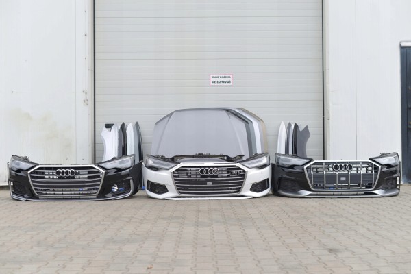 AUDI A6 C8 4K 18 BUMPER FRONT GRILL LAMP LED BELT FENDER MASK Car type passenger cars