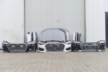 AUDI A6 C8 4K 18 BUMPER FRONT GRILL LAMP LED BELT FENDER MASK Car type passenger cars