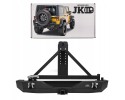 JEEP WRANGLER JK 07 18 REAR BUMPER WIDE WITH PARAMOUNT WHEEL SLING