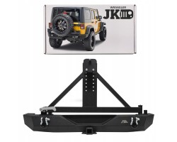 JEEP WRANGLER JK 07 18 REAR BUMPER WIDE WITH PARAMOUNT WHEEL SLING