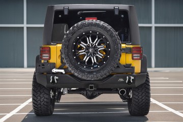JEEP WRANGLER JK 07 18 REAR BUMPER WIDE WITH PARAMOUNT WHEEL SLING Part manufacturer Venus