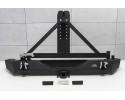 JEEP WRANGLER JK 07 18 REAR BUMPER WIDE WITH PARAMOUNT WHEEL SLING Surface painted