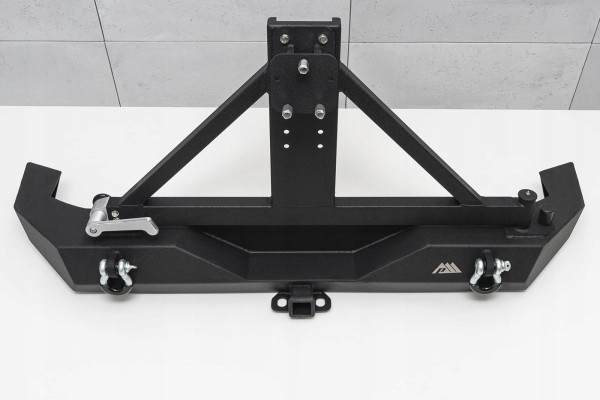 Parachoques Trasero Ancho con Portarueda para Jeep Wrangler JK 07-18 P
