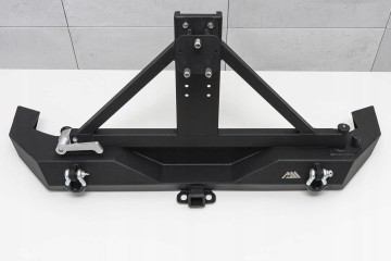 Parachoques Trasero Ancho con Portarueda para Jeep Wrangler JK 07-18 P