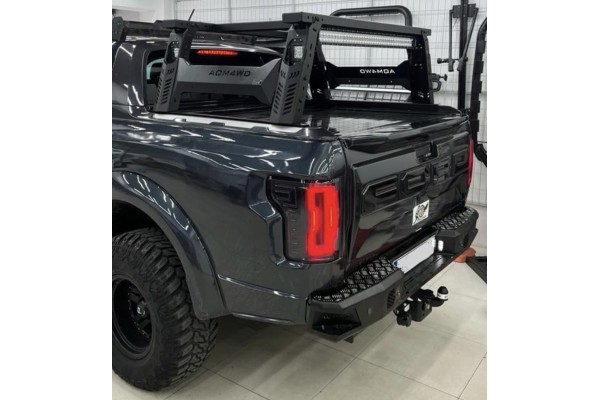 Rear Bumper Rear 4x4 Steel Offroad Ford Ranger 2012 2022 Installation side rear