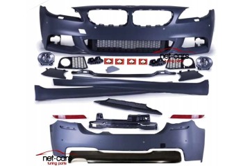BUMPER BMW 5 F10 M PACKAGE M PERFORMANCE REAR SILLS Surface needs painting