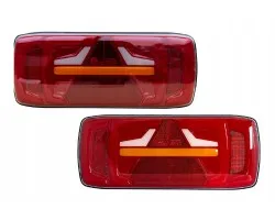 Luces Traseras LED - 6 Funciones - Juego Izquierdo y Derecho - Lámparas Traseras para Remolque