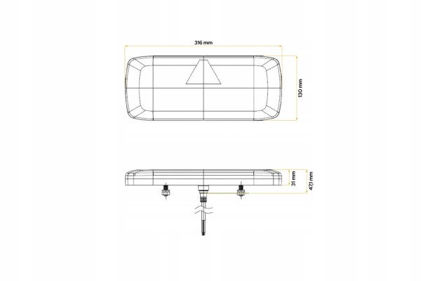 LED rear lamps 6 functions left right lamp set rear lamps for trailer Part manufacturer Kamar