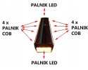 WARNING BEAM STROBE ROOSTER ORANGE FOR ROOF TOW TRUCK BUS 68CM EAN GTIN 5905075384534