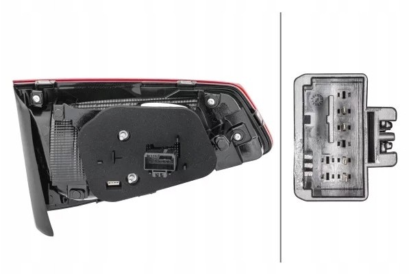 Multifunctional rear lamp 2TZ011 890 081 Installation side right