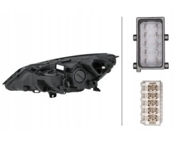HEADLAMP LAMP RIGHT WITH MOTOR FOR ADJUSTMENT