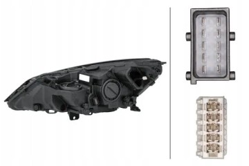 HEADLAMP LAMP RIGHT WITH MOTOR FOR ADJUSTMENT