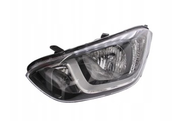 Headlight left TYC HYUNDAI I20 PB 07 12 12 14 40B2090E