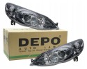 Peugeot 407 2004 Lamp Headlight Right Depo Additional information adjustment motors included