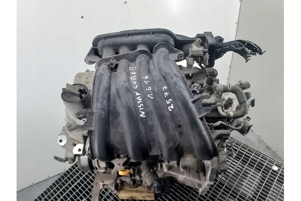 ENGINE NISSAN CUBE III HR16 1 6 16V Car type passenger cars