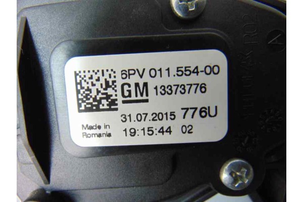 13373776 POTENCIOMETRO PEDAL OPEL ASTRA K BERLINA 5P