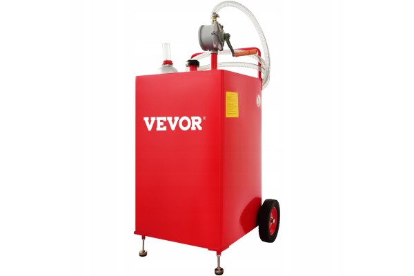 VEVOR FUEL TROLLEY 30 GALLONS PETROL TANK DIESEL ROTARY PUMP Car type undefined