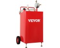 VEVOR FUEL TROLLEY 30 GALLONS PETROL TANK DIESEL ROTARY PUMP Engine type petrol