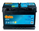 CAR BATTERY CENTRA AGM 72AH 760A CK700 NEW CK720 Catalog number of the part CK700