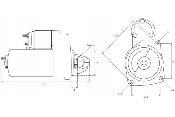 AS PL S0116 STARTER Quality of parts according to GVO Q original with factory logo OEM OES