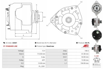 New Alternator OPEL INSIGNIA A Sports Tourer G09 2 0 CDTI 35 Version European
