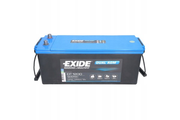 Battery Exide EP1200 Polarity left